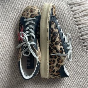 Golden Goose Calf hair Leopard Sneakers Size 40